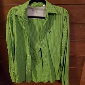 American Eagle Men's Button Down Shirt- Size S